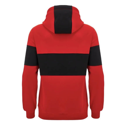 2024-2025 Wales Rugby Leisure Hoody Sweatshirt (Red) |Product - Hoodies | Macron | Absolute Rugby