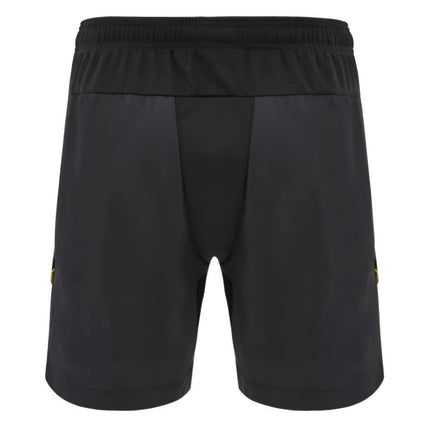 2024-2025 Wales Rugby Micro Bermuda Shorts (Black) - Kids |Product - Shorts | Macron | Absolute Rugby