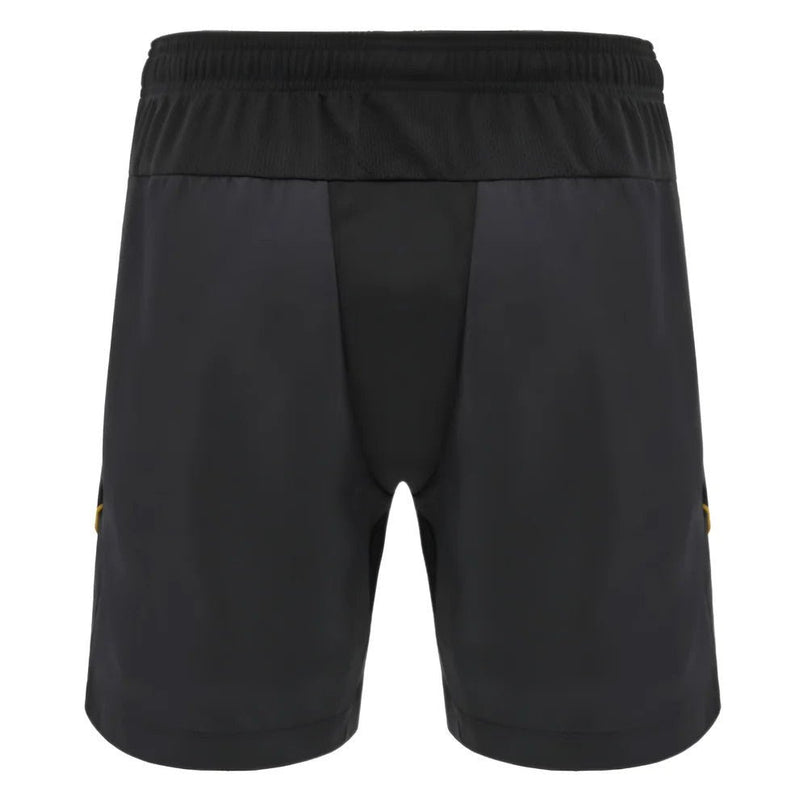 2024-2025 Wales Rugby Micro Bermuda Shorts (Black) - Kids |Product - Shorts | Macron | Absolute Rugby