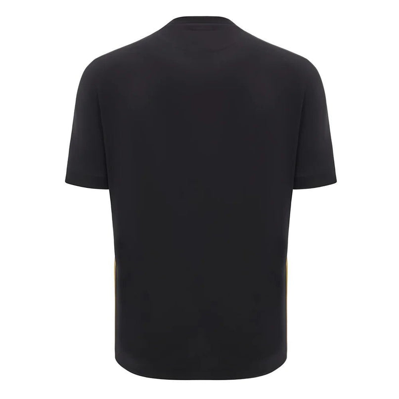 2024-2025 Wales Rugby Travel Cotton T-Shirt (Black) |Product - T-Shirt | Macron | Absolute Rugby