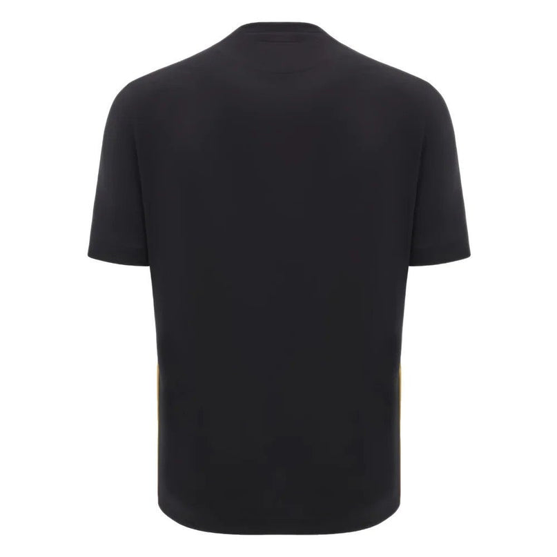 2024-2025 Wales Rugby Travel Cotton T-Shirt (Black) - Kids |Product - T-Shirt | Macron | Absolute Rugby