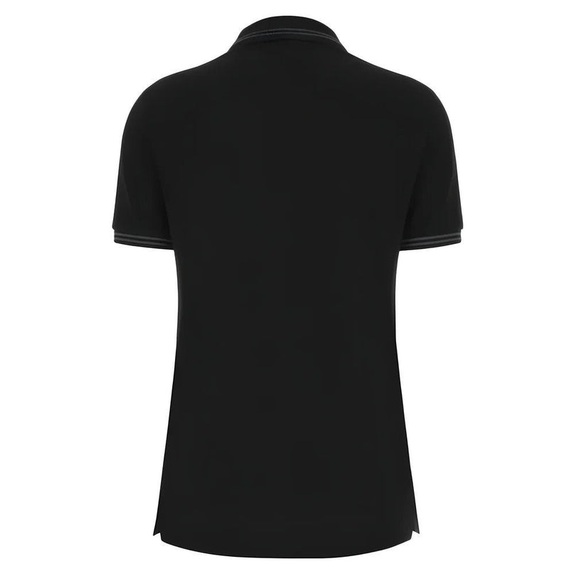 2024-2025 Wales Rugby Travel Polo Shirt (Black) - Womens |Product - Polo Shirts | Macron | Absolute Rugby