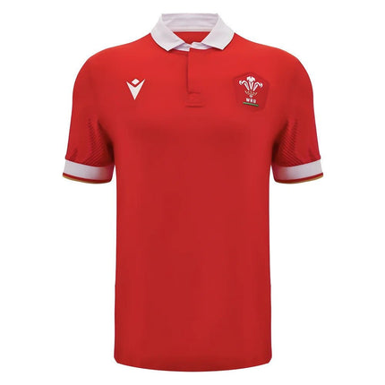 2024-2025 Wales WRU Home Cotton Rugby Shirt |Product - Football Shirts | Macron | Absolute Rugby