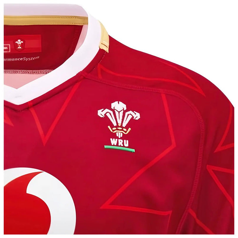 2024-2025 Wales WRU Home Pathway Poly Rugby Shirt |Product - Football Shirts | Macron | Absolute Rugby