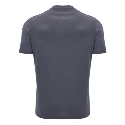 2024-2025 Wales WRU Rugby Training Poly Shirt (Anthracite) - Kids |Product - Training Shirts | Macron | Absolute Rugby
