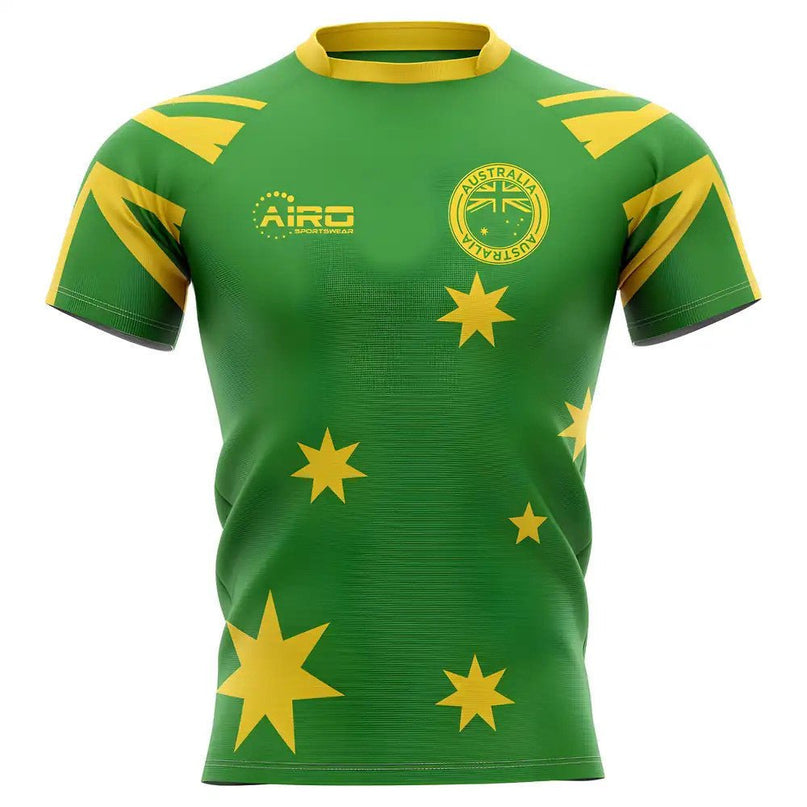 2025-2026 Australia Flag Concept Rugby Shirt - Kids |Product - Football Shirts | Airo Sportswear | Absolute Rugby