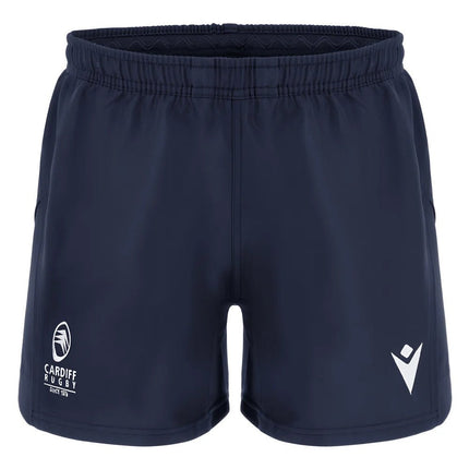 2025-2026 Cardiff Blues Rugby Training Shorts (Navy) |Product - Shorts | Macron | Absolute Rugby