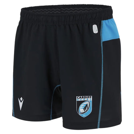 2025-2026 Cardiff Rugby Home Shorts (Black) |Product - Shorts | Macron | Absolute Rugby
