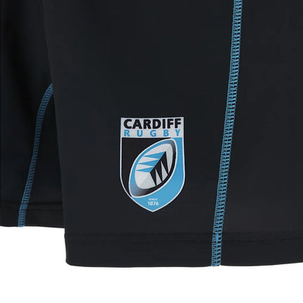 2025-2026 Cardiff Rugby Home Shorts (Black) |Product - Shorts | Macron | Absolute Rugby