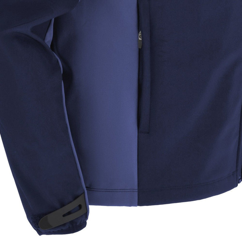 2025-2026 Cardiff Rugby Softshell Jacket (Navy) |Product - Jackets | Macron | Absolute Rugby