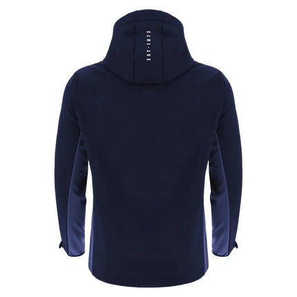 2025-2026 Cardiff Rugby Softshell Jacket (Navy) |Product - Jackets | Macron | Absolute Rugby
