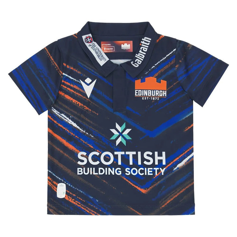 2025-2026 Edinburgh Rugby Home Baby Shirt |Product - Football Shirts | Macron | Absolute Rugby