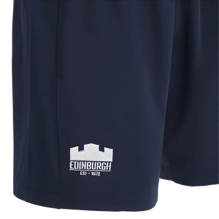 2025-2026 Edinburgh Rugby Training Bermuda Shorts (Navy) |Product - Shorts | Macron | Absolute Rugby