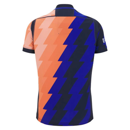 2025-2026 Edinburgh Rugby Training Jersey (Orange-Blue) |Product - Training Shirts | Macron | Absolute Rugby