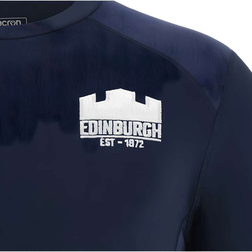 2025-2026 Edinburgh Rugby Training Sweatshirt (Navy) |Product - Sweat Tops | Macron | Absolute Rugby