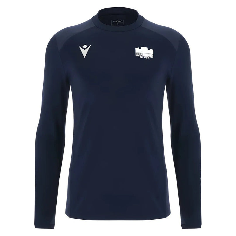 2025-2026 Edinburgh Rugby Training Sweatshirt (Navy) |Product - Sweat Tops | Macron | Absolute Rugby