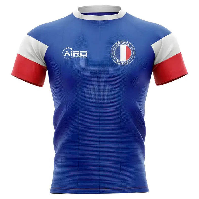 2025-2026 France Home Concept Rugby Shirt - Adult Long Sleeve |Product - Football Shirts | Airo Sportswear | Absolute Rugby