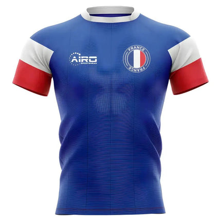 2025-2026 France Home Concept Rugby Shirt - Adult Long Sleeve |Product - Football Shirts | Airo Sportswear | Absolute Rugby