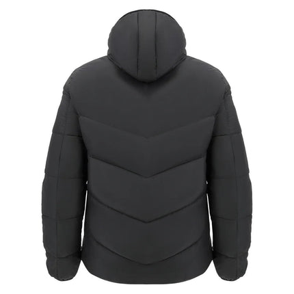 2025-2026 Glasgow Warriors Hooded Bomber Jacket (Black) |Product - Jackets | Macron | Absolute Rugby