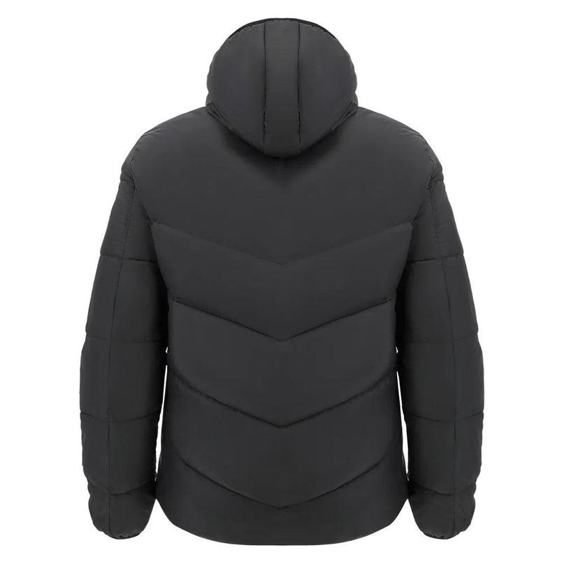 2025-2026 Glasgow Warriors Hooded Bomber Jacket (Black) |Product - Jackets | Macron | Absolute Rugby