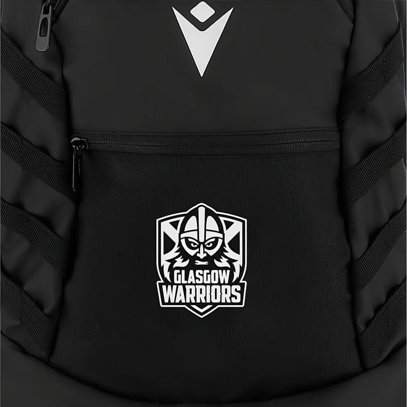 2025-2026 Glasgow Warriors Rugby Ath Backpack 35LT (Black) |Product - Bags | Macron | Absolute Rugby
