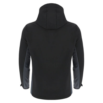 2025-2026 Glasgow Warriors Rugby Softshell (Black) |Product - Jackets | Macron | Absolute Rugby