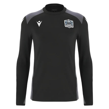 2025-2026 Glasgow Warriors Training Sweatshirt (Black) |Product - Sweat Tops | Macron | Absolute Rugby