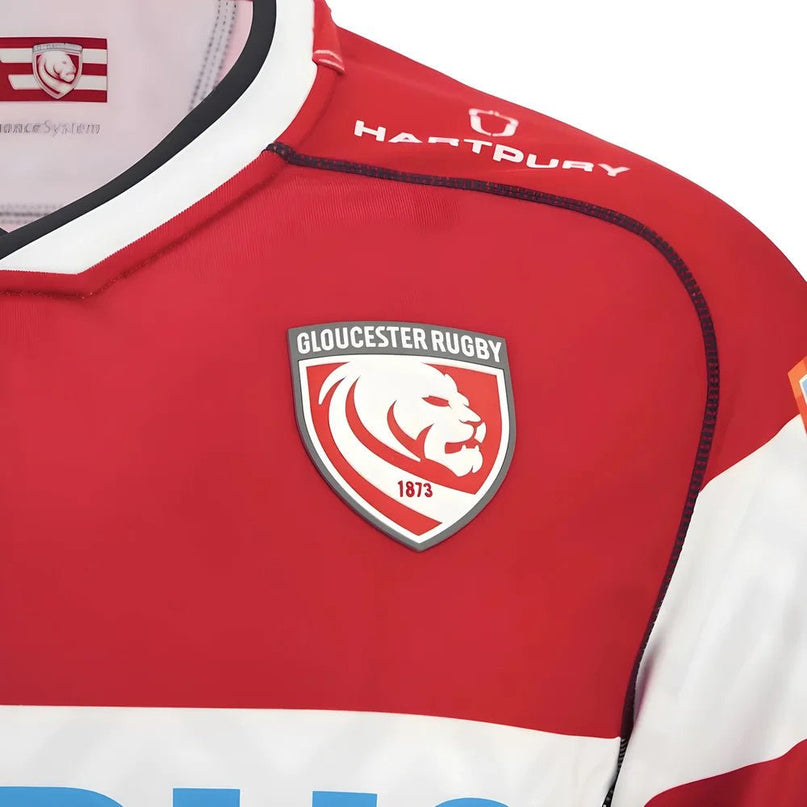 2025-2026 Gloucester Rugby Poly Home Shirt |Product - Football Shirts | Macron | Absolute Rugby
