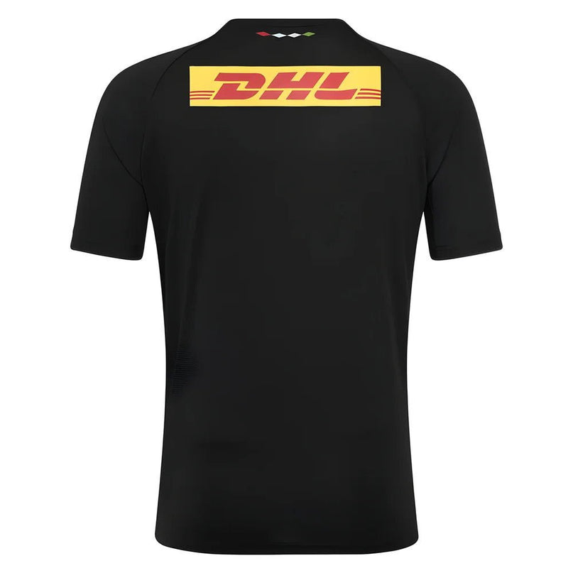 2025-2026 Harlequins Rugby Pre Match Tee (Caviar) |Product - Training Shirts | Castore | Absolute Rugby