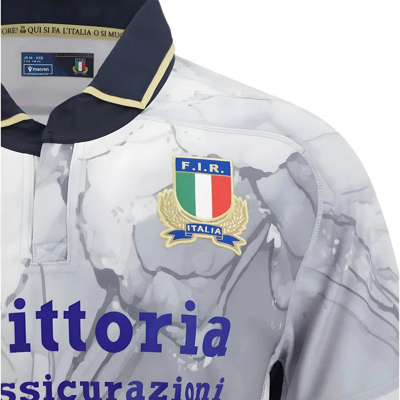 2025-2026 Italy FIR Away Rugby Shirt (Kids) |Product - Football Shirts | Macron | Absolute Rugby