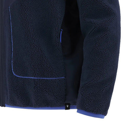 2025-2026 Italy FIR Rugby Ath Teddy Jacket (Navy) |Product - Jackets | Macron | Absolute Rugby