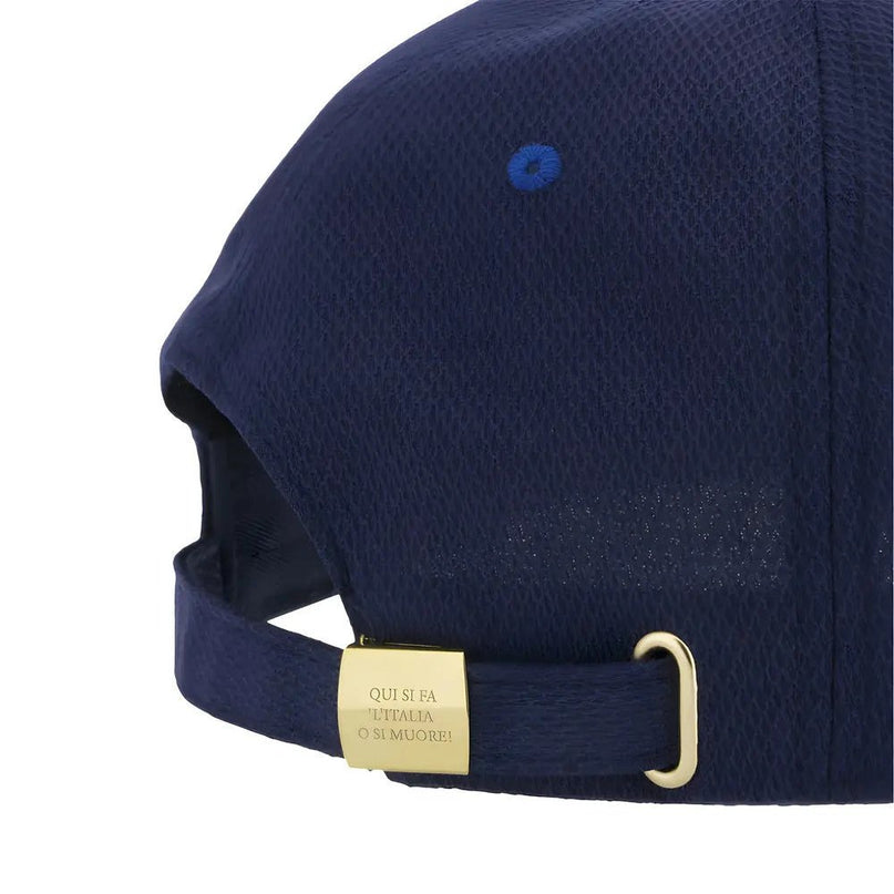 2025-2026 Italy FIR Rugby Cap (Navy) |Product - Headwear | Macron | Absolute Rugby