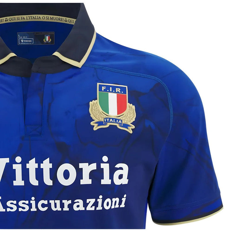 2025-2026 Italy FIR Rugby Home Replica Shirt |Product - Football Shirts | Macron | Absolute Rugby