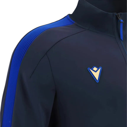 2025-2026 Italy Rugby Anthem Jacket (Navy) |Product - Jackets | Macron | Absolute Rugby