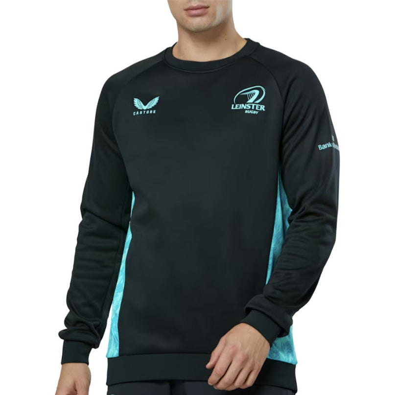 2025-2026 Leinster Performance Sweatshirt (Blue Graphite) |Product - Sweat Tops | Castore | Absolute Rugby