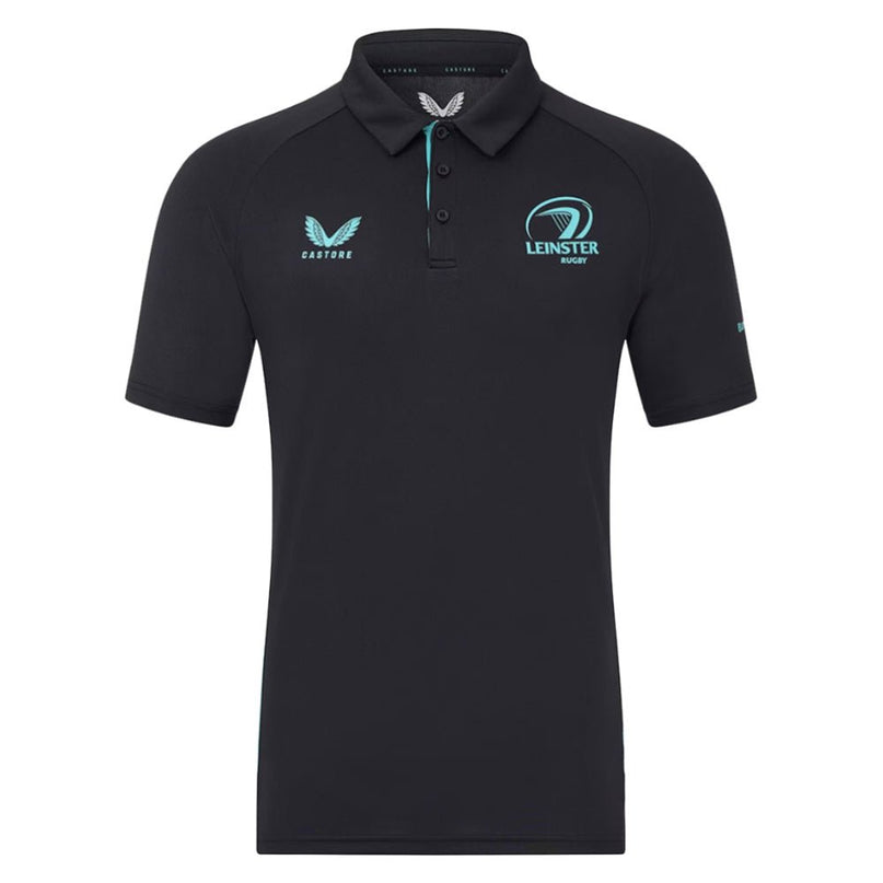 2025-2026 Leinster Rugby Presentation Polo Shirt (Graphite) |Product - Polo Shirts | Castore | Absolute Rugby