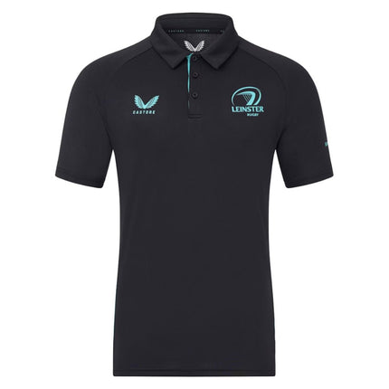 2025-2026 Leinster Rugby Presentation Polo Shirt (Graphite) |Product - Polo Shirts | Castore | Absolute Rugby