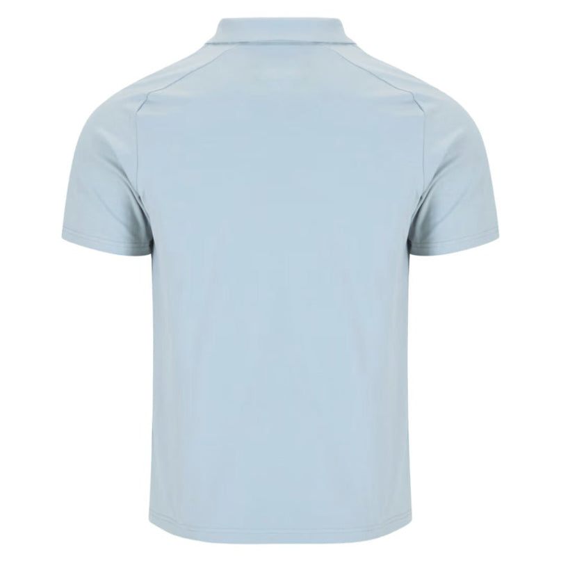 2025-2026 Leinster Rugby Short Sleeve Travel Polo Shirt (Grey Marl) |Product - Polo Shirts | Castore | Absolute Rugby