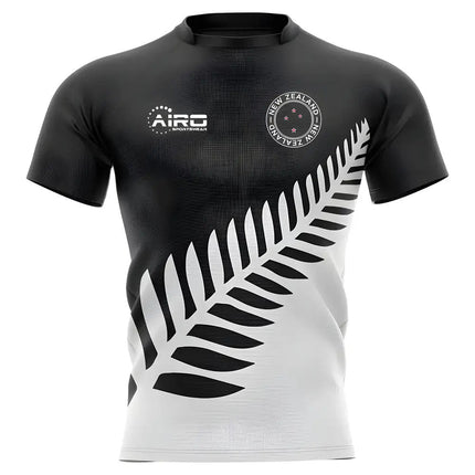 2025-2026 New Zealand All Blacks Fern Concept Rugby Shirt - Adult Long Sleeve |Product - Football Shirts | Airo Sportswear | Absolute Rugby