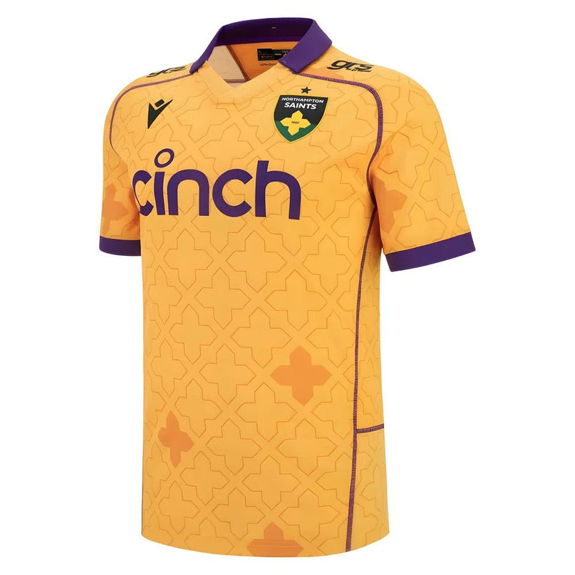 2025-2026 Northampton Saints Away Rugby Shirt |Product - Football Shirts | Macron | Absolute Rugby