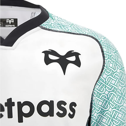 2025-2026 Ospreys Away Rugby Poly Replica Shirt |Product - Football Shirts | Macron | Absolute Rugby