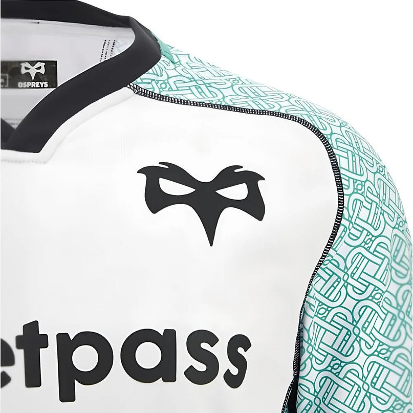 2025-2026 Ospreys Away Rugby Poly Replica Shirt |Product - Football Shirts | Macron | Absolute Rugby