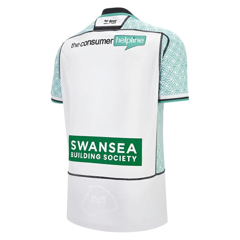 2025-2026 Ospreys Away Rugby Poly Replica Shirt |Product - Football Shirts | Macron | Absolute Rugby
