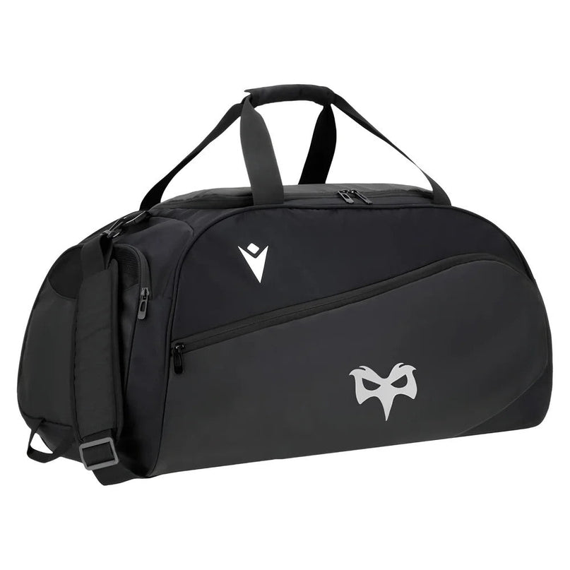 2025-2026 Ospreys Rugby Ath Duffle Bag (Black) |Product - Bags | Macron | Absolute Rugby