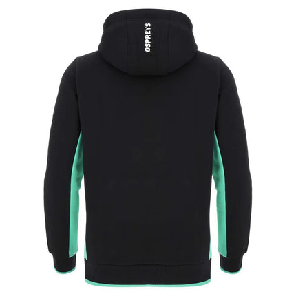 2025-2026 Ospreys Rugby Cotton Hooded Sweat (Black) |Product - Sweat Tops | Macron | Absolute Rugby