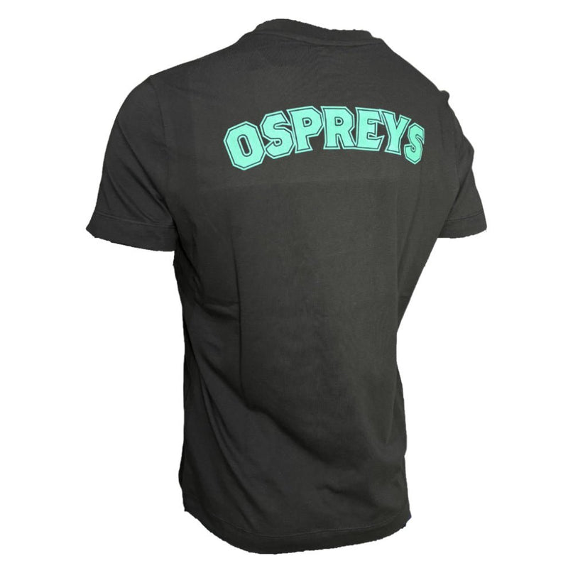 2025-2026 Ospreys Rugby Cotton Leisure Tee (Black) |Product - T-Shirt | Macron | Absolute Rugby