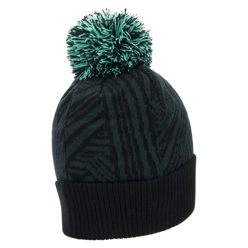 2025-2026 Ospreys Rugby Custom Pom Pom Beanie (Black) |Product - Headwear | Macron | Absolute Rugby