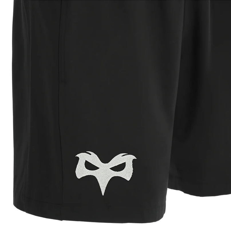 2025-2026 Ospreys Rugby Training Bermuda Shorts (Black) |Product - Socks | Macron | Absolute Rugby