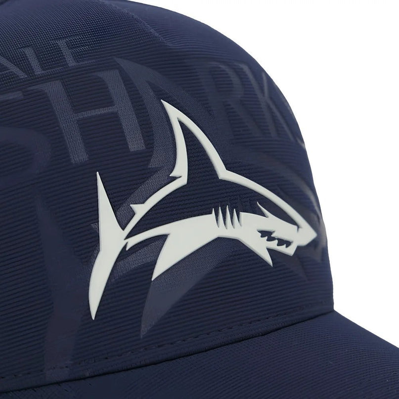 2025-2026 Sale Sharks Baseball Cap (Navy) |Product - Headwear | Macron | Absolute Rugby