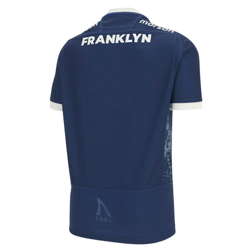 2025-2026 Sale Sharks Home Rugby Shirt (Kids) |Product - Football Shirts | Macron | Absolute Rugby